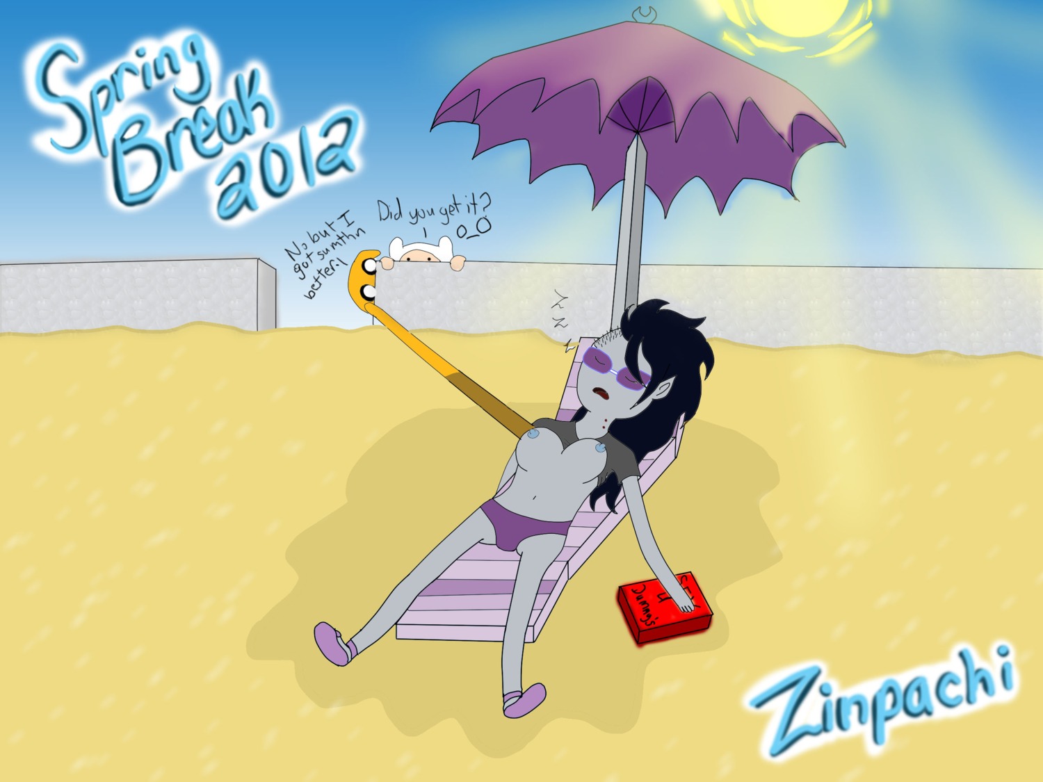adventure_time female finn_the_human jake_the_dog marceline rule34 side_shave