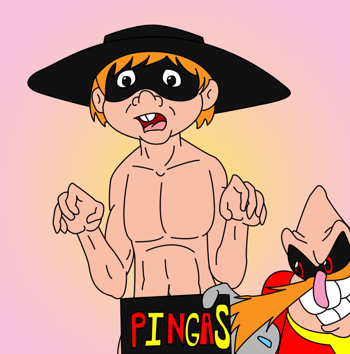 bald black_sclera censor_bar countramsely crossover dr._eggman dr_robotnik hamburglar ivo_robotnik male male_only mascot mcdonald's moustache rule34 sonic_(series) what