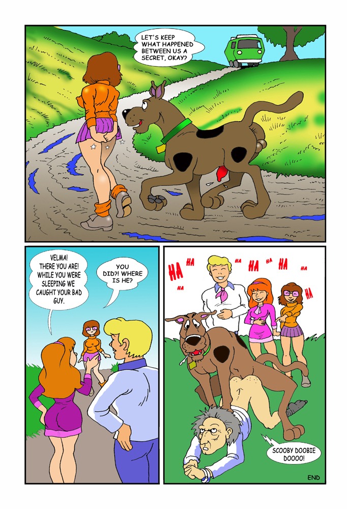 comic daphne_blake dennis_clark female fred_jones hanna-barbera human male rule34 scooby-doo scooby-doo_(character) straight velma_dinkley zoophilia