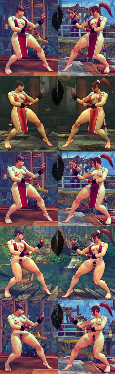 3d chun-li cosplay crossover death_battle fatal_fury female human king_of_fighters mai_shiranui rule34 street_fighter
