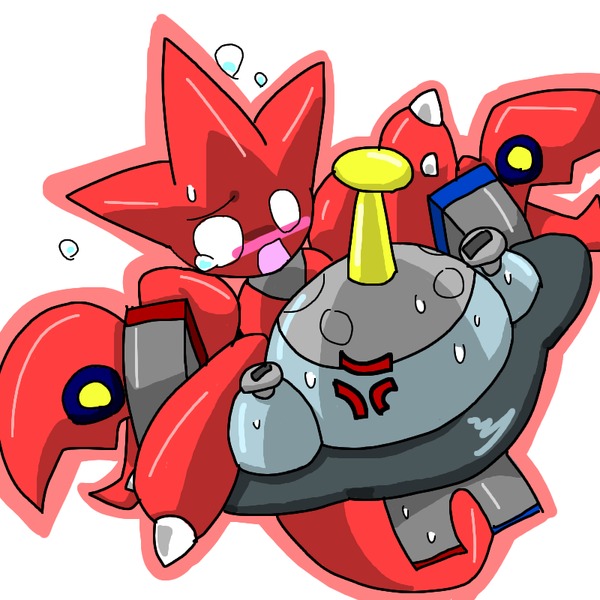 ambiguous_gender magnezone pokemon rule34 scizor tagme