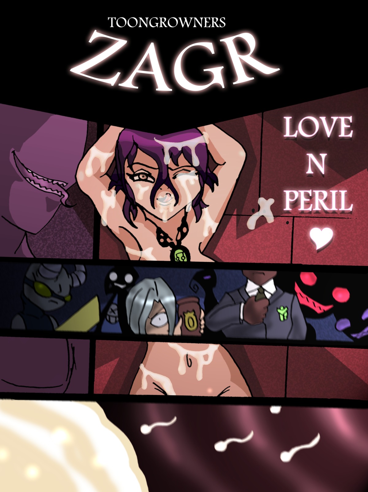 comic female gaz_membrane human invader_zim rule34 straight_hair tagme toongrowner