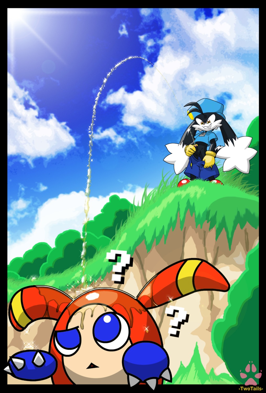female klonoa klonoa_(series) moo_(klonoa) peeing rule34 tagme twotails urine watersports