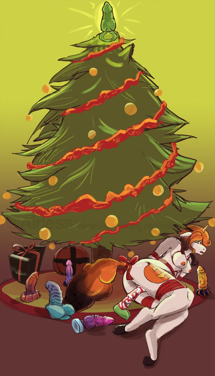 2013 accessory airless anthro aquatic aquatic_dragon avian bad_dragon bdsm bondage bound bow_(feature) bow_accessory bow_ribbon breasts butt candy candy_cane chance_(bad_dragon) christmas christmas_tree christmas_tree_topper clayton_(bad_dragon) cockatrice cutie_mark dessert dildo dragon e621 equid equine european_mythology female flint_(bad_dragon) food fruit furgonomics genitals gift gift_wrapped glowing hasbro hi_res holidays hooves horn inside looking_at_viewer mammal masturbation my_little_pony mythological_avian mythological_creature mythological_equine mythological_scalie mythology nipples nox_(bad_dragon) open_mouth penetration plant presenting presenting_hindquarters pumpkin raised_tail ribbon_bondage ribbons scalie sex_toy solo submissive submissive_female tail tail_accessory tail_bow tail_ribbon toying toying_self tree unicorn vaginal vaginal_masturbation vaginal_penetration vulva were-able