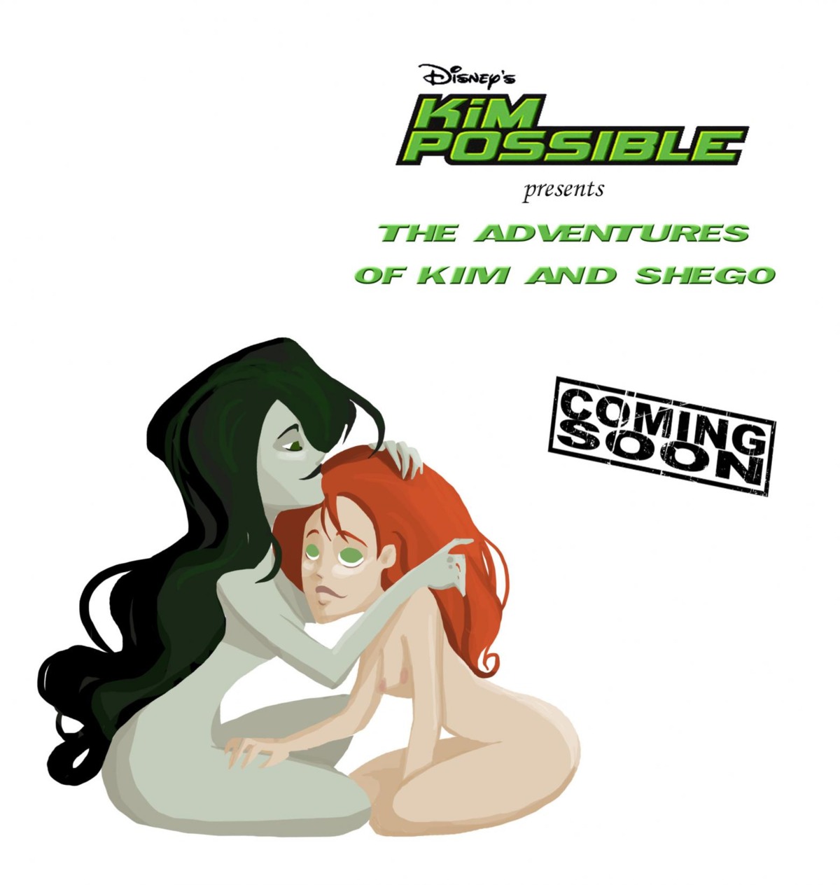 disney female female_only human kim_possible kimberly_ann_possible multiple_females multiple_girls nana_51 nipples rule34 shego straight_hair tagme yuri