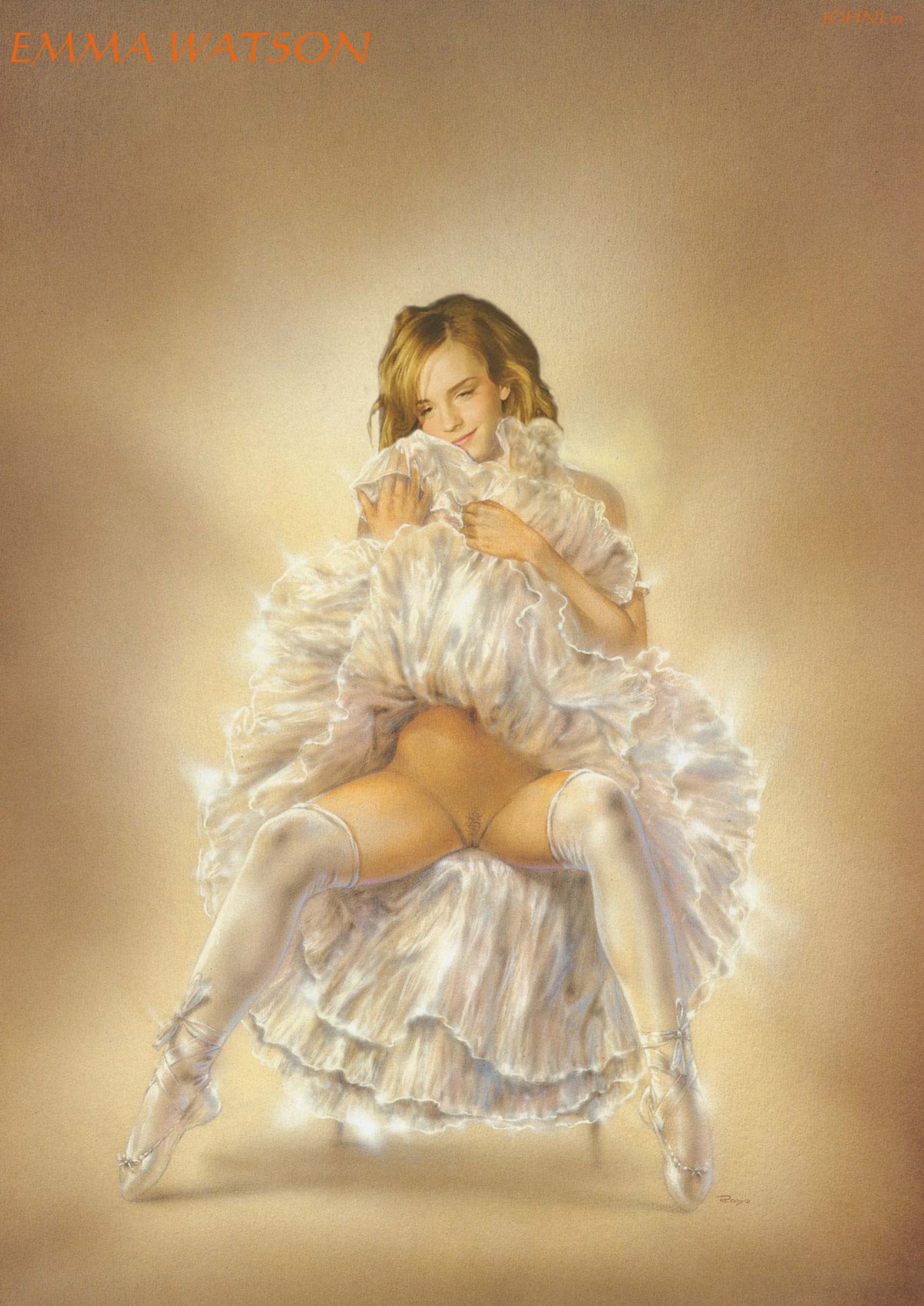 1girls emma_watson female female_only pussy rule34 solo tagme