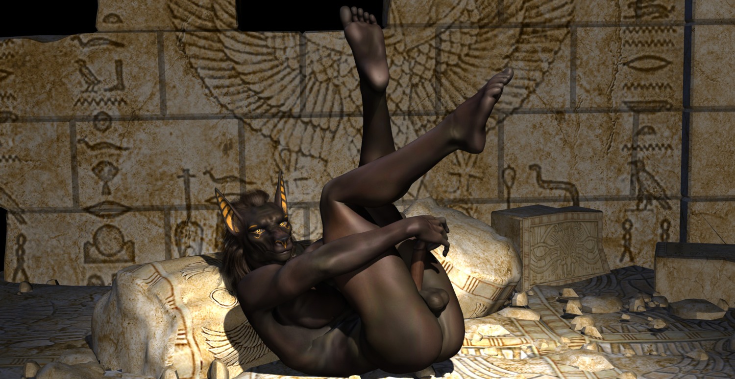 3d_(artwork) abs anthro anubian_jackal anubis balls biceps biped brown_body brown_fur canid canine canis deity digital_media_(artwork) e621 egyptian egyptian_mythology erection foreskin fur genitals hi_res humanoid_genitalia humanoid_penis jackal legs_up looking_at_viewer lying male mammal middle_eastern_mythology muscular muscular_anthro muscular_male mythology nipples nude on_back pecs penis pose presenting retracted_foreskin solo wooky yellow_eyes