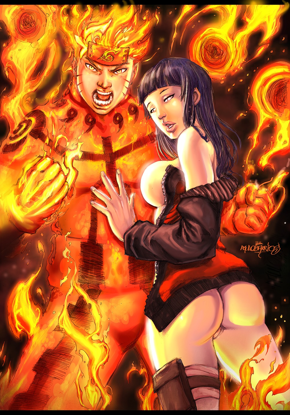 ass female human hyuuga_hinata lipstick lovers male naruto naruto_(series) naruto_shippuden paulo_barrios rule34 straight uzumaki_naruto