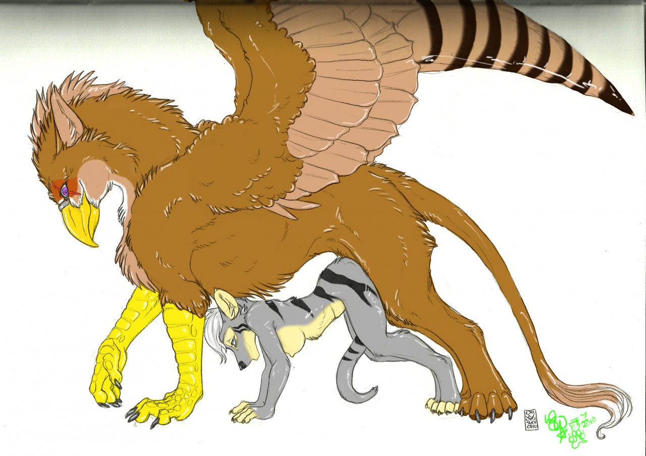 2010 anthro anthro_on_feral avian beak bestiality breasts dasyuromorph digital_media_(artwork) dominant duo e621 feathered_wings feathers female female_on_feral feral gryphon interspecies larger_dom larger_male male male/female male_on_anthro mammal marsupial mythological_avian mythological_creature mythology nipples nude recently_extinct_species serpy sex shinigamigirl simple_background size_difference smaller_female tail thylacine vex_(relique) vex_windarian white_background wings wintersnowolf