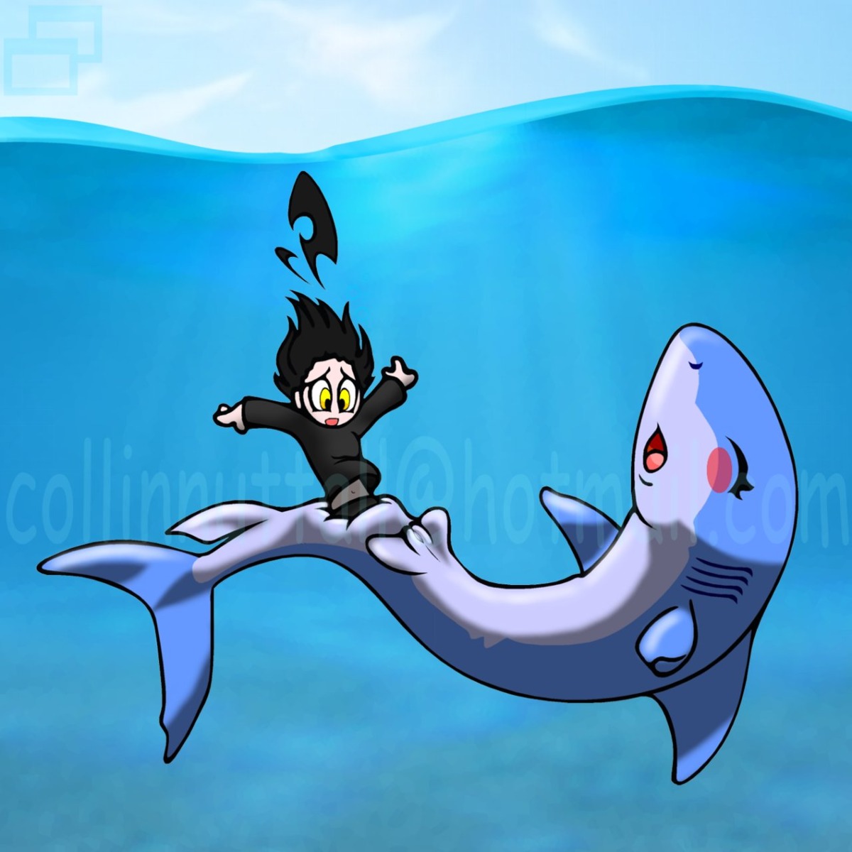 1:1 anal anal_penetration anal_vore aquatic blush duo e621 female female_penetrated feral fish genitals hi_res male male/female male_penetrating male_penetrating_female penetration sex shark slushy ula_(slushy) underwater vore vulva water