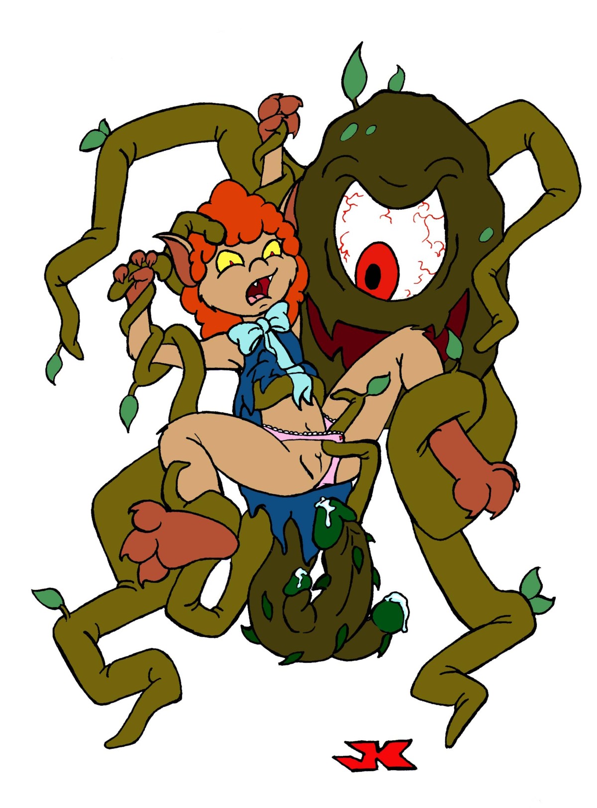 absurd_res anthro canid canine canis claws clothing curly_hair cyclops duo e621 elemental_creature fangs female flora_fauna genitals ghoul_school hair hanna-barbera hi_res imminent_rape imminent_sex imminent_tentacle_rape interspecies jk male male/female mammal monster mythological_canine mythological_creature mythology panties penis pink_clothing pink_panties pink_underwear plant rape_face red_eyes scared scooby-doo_(series) simple_background smile spread_legs spreading teeth tentacle_creature tentacles underwear vulva werecanid werecanine werecreature werewolf white_background winnie_werewolf_(ghoul_school) wolf young young_anthro