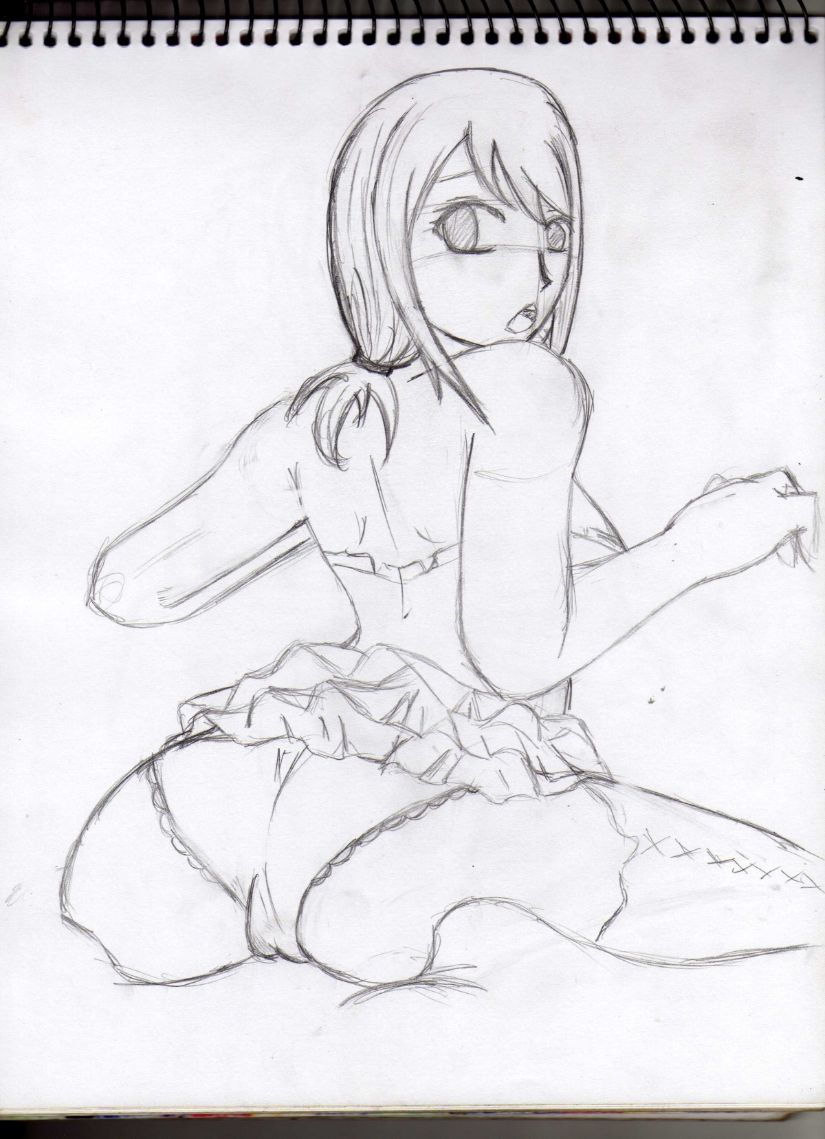 fairy_tail female female_only human lucy_heartfilia rule34 solo tagme