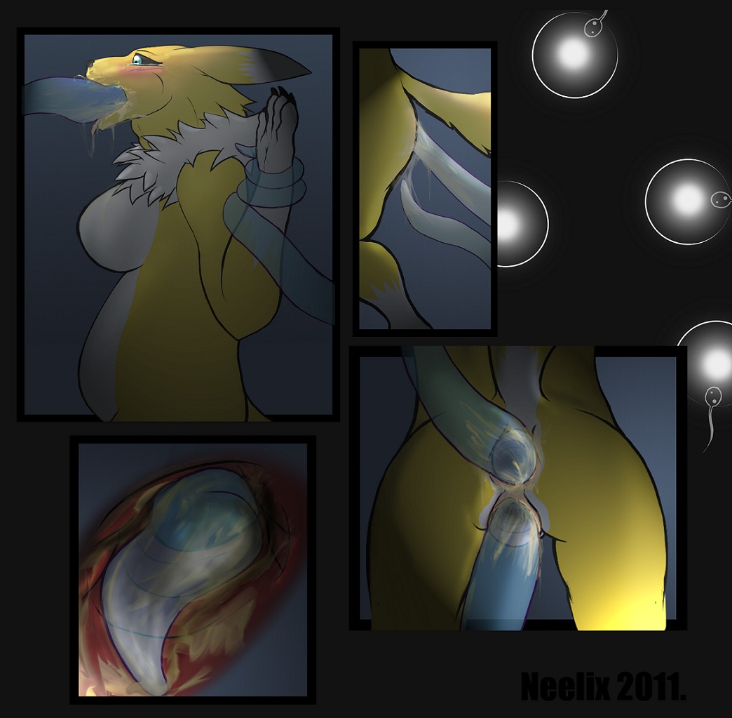 anal_insertion anthro bound breasts color digimon female female_only fur furry furry_breasts furry_tail neelix nude pussy renamon rule34 side_view tagme tail vaginal_insertion