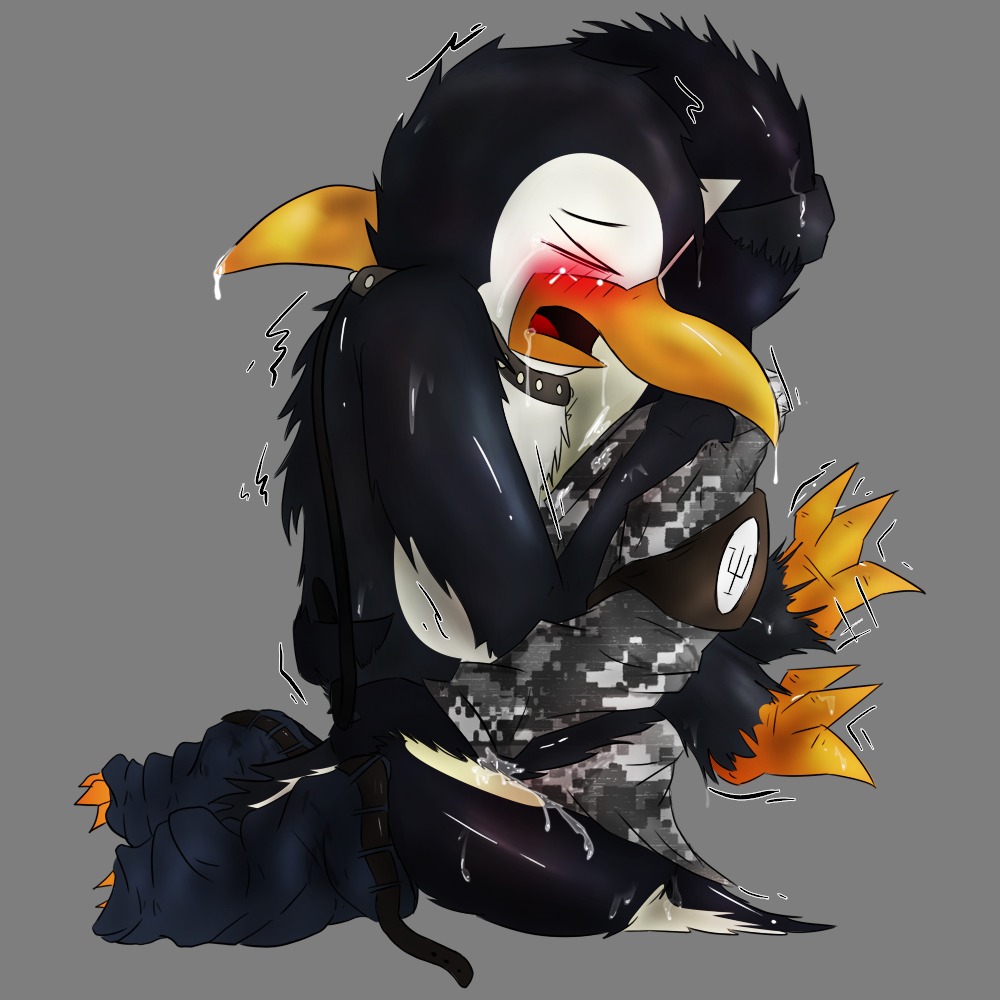 1:1 alpha_channel anal anal_penetration avian bdsm bird blush bodily_fluids bondage bound collar cum duo e621 genital_fluids kaisertaylorproducts leash male male/male male_penetrated male_penetrating male_penetrating_male military penetration penguin saliva sex submissive submissive_male tears