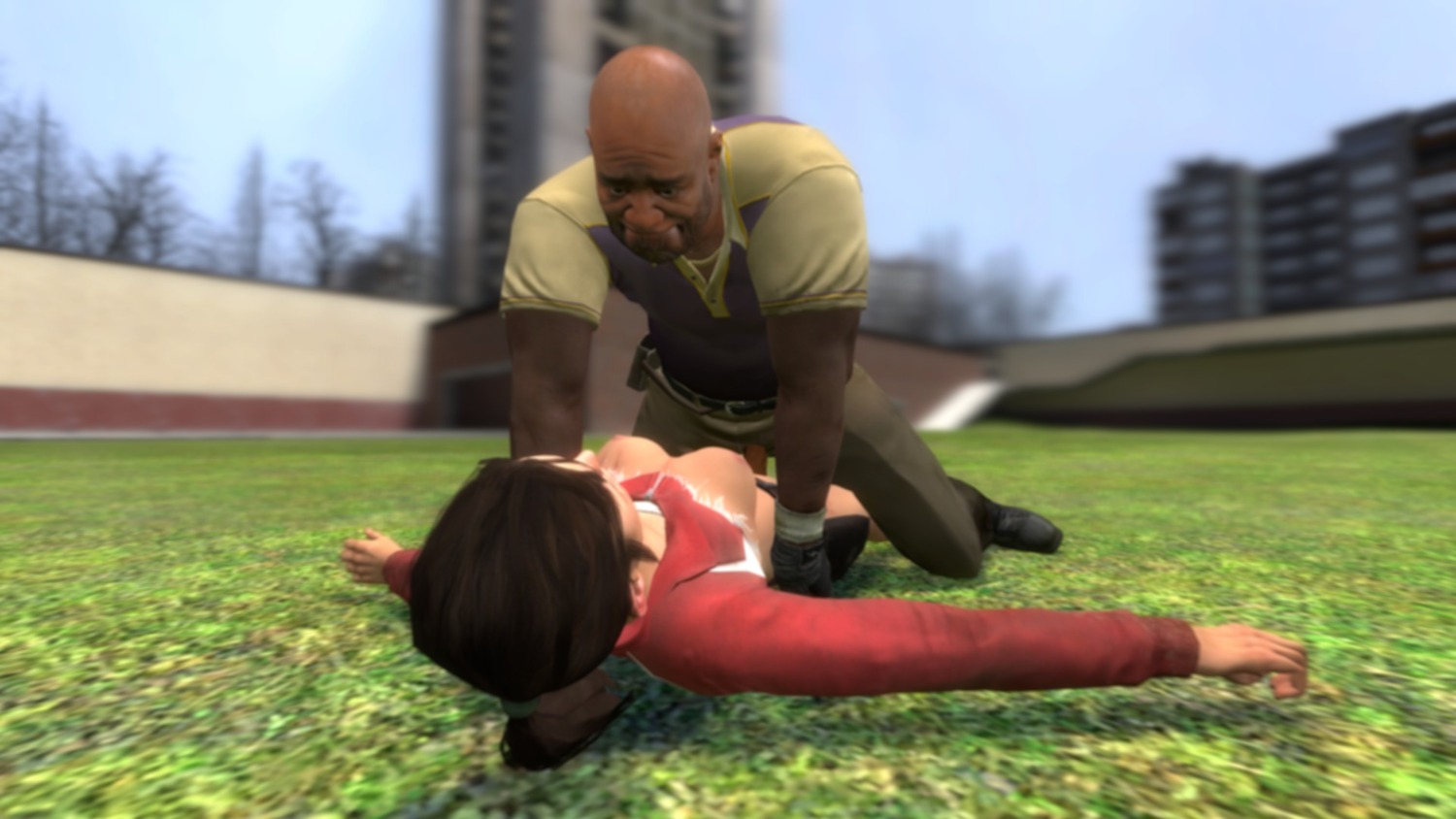 1boy 1girls 3d coach_(left_4_dead) dark-skinned_male dark_skin female garry's_mod gm_construct gm_construct_(garry's_mod_map) human human_female human_male human_only interracial junkie left_4_dead left_4_dead_(series) left_4_dead_2 male rule34 sex straight valve_(company) zoey_(left_4_dead)
