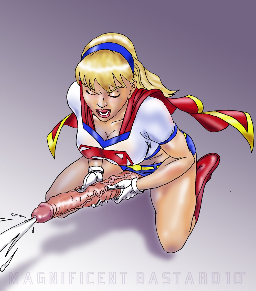 1futa cum dc dc_comics futa_only futanari intersex linda_danvers magnificent_bastard penis rule34 solo supergirl superman_(series)