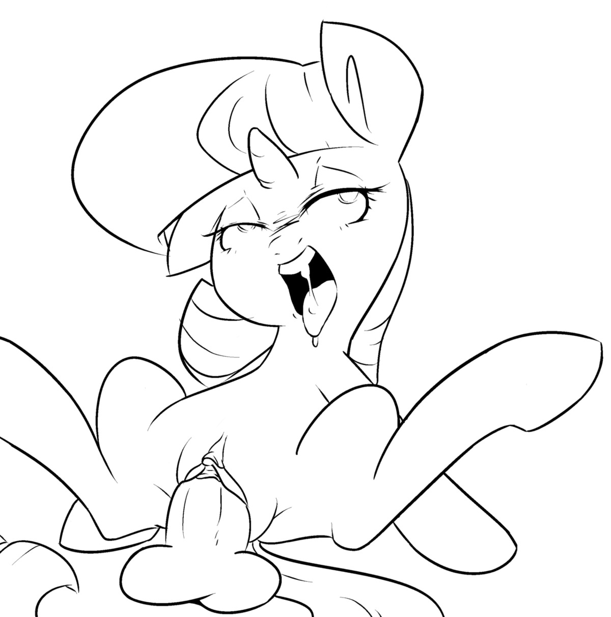 2012 balls black_and_white bodily_fluids boggle clitoris disembodied_penis duo e621 equid equine erection female female_focus female_penetrated feral friendship_is_magic fucked_silly fur genitals hair hasbro hi_res horn line_art male male/female male_penetrating male_penetrating_female mammal monochrome my_little_pony mythological_creature mythological_equine mythology nude penetration penile penile_penetration penis penis_in_vagina saliva sex solo_focus spread_legs spreading tail twilight_sparkle_(mlp) unicorn vaginal vaginal_penetration vulva