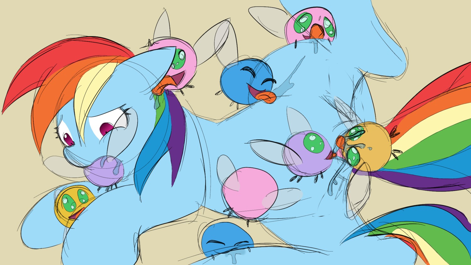 equine female feral friendship_is_magic haiku horse insects my_little_pony parasprite_(mlp) pegasus pony rainbow_dash_(mlp) rule34 smooth_skin