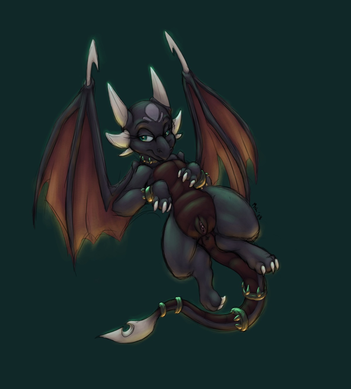 2008 choker cynder dragon female feral horns mel_the_hybrid mythological_creature mythological_scalie mythology presenting presenting_anus presenting_pussy pussy rule34 scalie simple_background spyro_the_dragon tagme tail wings zx-bbqmk2