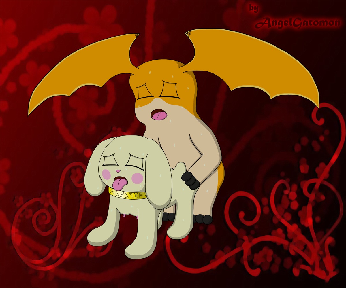 6:5 angelgatomon_(artist) anthro bandai_namco bodily_fluids breasts canid canine digimon digimon_(species) duo e621 eyes_closed female female_penetrated feral from_behind_position head_wings loli male male/female male_penetrating male_penetrating_female mammal membrane_(anatomy) membranous_wings nipples patamon penetration penile penile_penetration penis_in_vagina salamon sex shota sweat tongue unusual_wing_placement vaginal vaginal_penetration wings young young_anthro young_female young_feral young_male