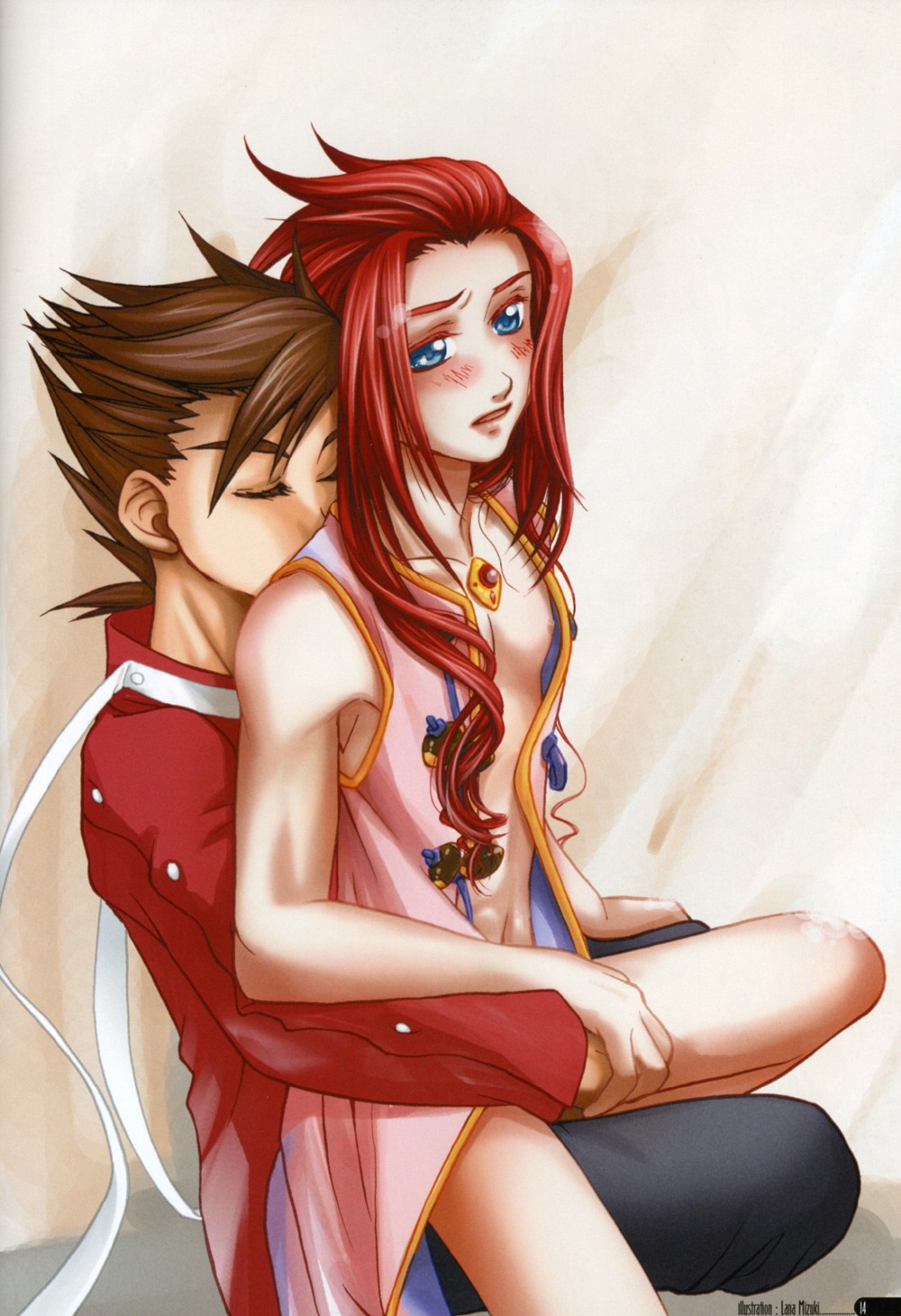 human lloyd_irving male male_only multiple_males rule34 tagme tales_of_(series) tales_of_symphonia yaoi zelos_wilder