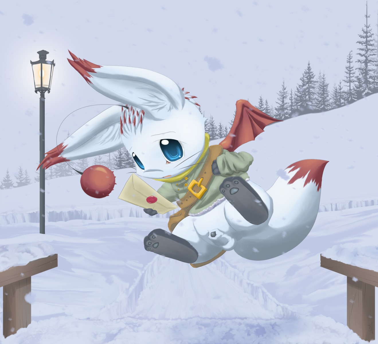 color final_fantasy furry lando male male_only moogle rule34 solo