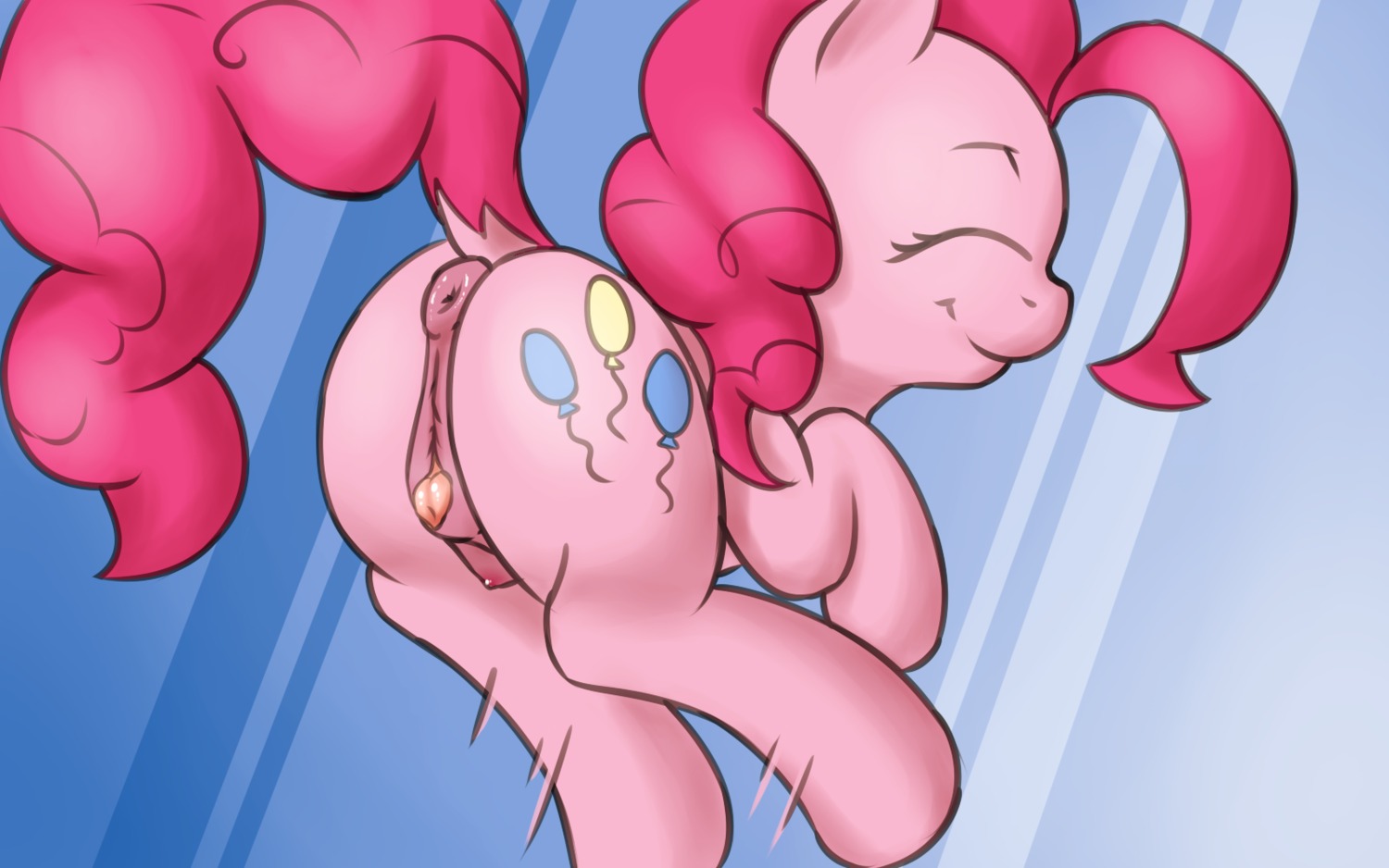 16:10 2014 anatomically_correct anatomically_correct_genitalia anatomically_correct_vulva animal_genitalia animal_vulva anus blue_background butt cutie_mark digital_media_(artwork) e621 earth_pony equid equine equine_genitalia equine_vulva eyes_closed fearingfun female feral friendship_is_magic genitals hair happy hasbro hi_res horse mammal my_little_pony pinkie_pie_(mlp) pony puffy_anus simple_background smile solo teats vulva widescreen