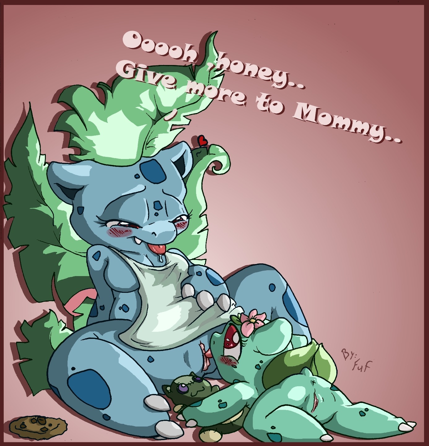 2013 adult_on_baby adult_on_young age_difference anthro anthrofied anus apron bad_parenting blue_body blush bodily_fluids breasts bulbasaur clitoris clothing cookie cunnilingus daughter_(lore) dialogue duo e621 english_text female female/female flower food fuf generation_1_pokemon genitals green_body heart_symbol hi_res incest_(lore) ivysaur larger_female mother_(lore) mother_and_child_(lore) mother_and_daughter_(lore) neonate nintendo nude older_female oral parent_(lore) parent_and_child_(lore) parent_and_daughter_(lore) plant plushie pokemon pokemon_(species) pokemorph red_eyes saliva sex size_difference smaller_female spread_legs spreading teddy_bear text tongue tongue_out vaginal vulva young young_anthro young_female younger_female