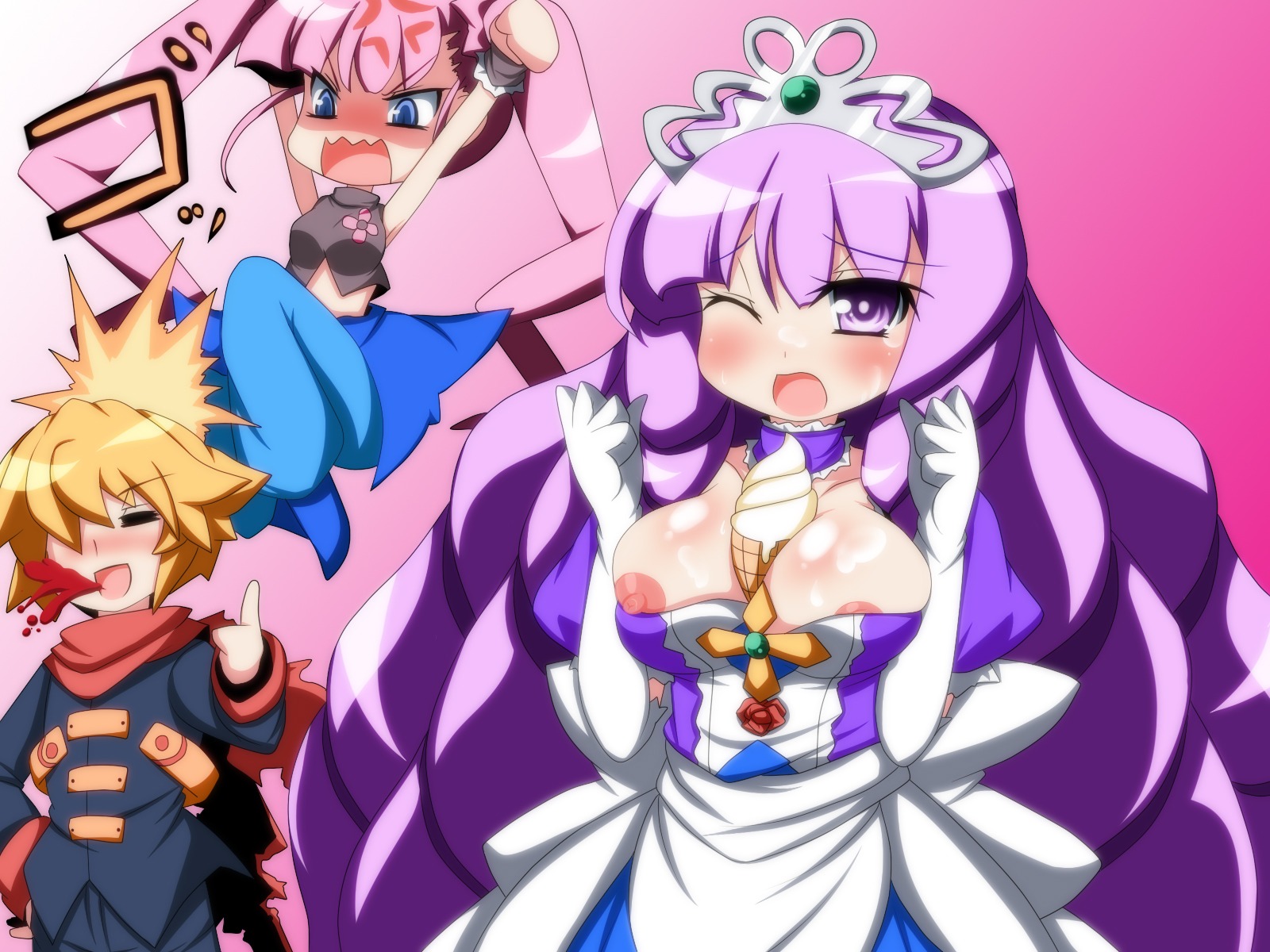 alchemist breasts clothing dress etrian_odyssey female large_breasts monk princess rule34 tagme