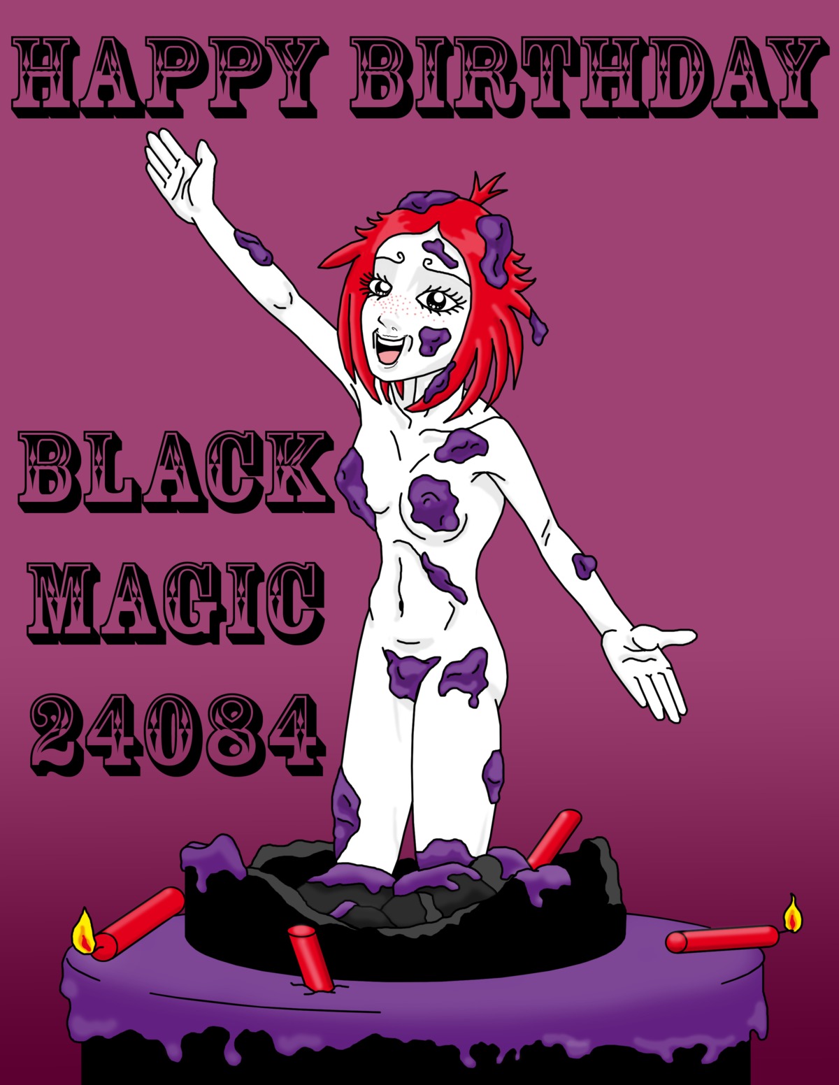 ass breasts color erect_nipples female female_only human nipples nude ruby_gloom ruby_gloom_(franchise) rule34 small_breasts solo white_skin
