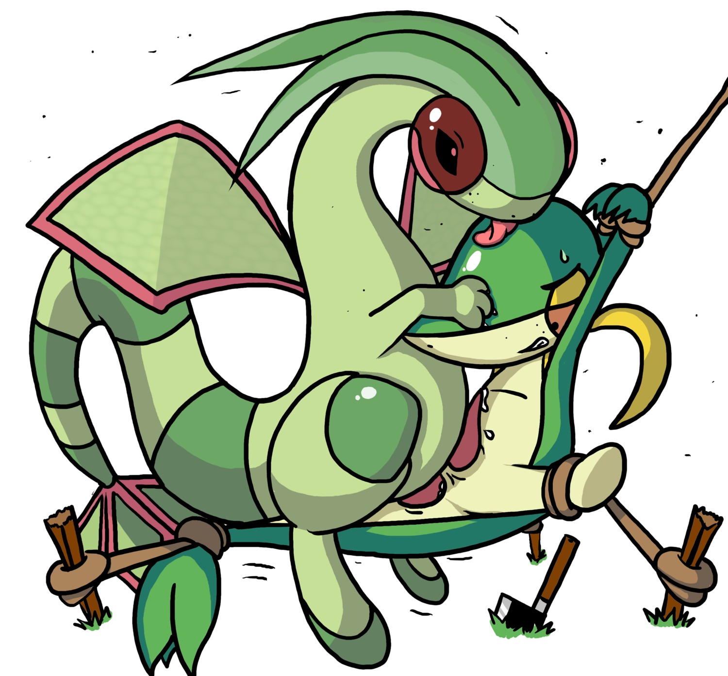 absurd_res anal anal_penetration bdsm black_eyes bodily_fluids bondage bound conditional_dnp cum cum_in_ass cum_inside dragon duo e621 erection feral flygon forced generation_3_pokemon generation_5_pokemon genital_fluids genitals hi_res knife licking male male/male male_penetrated male_penetrating male_penetrating_male membrane_(anatomy) membranous_wings mythological_creature mythological_scalie mythology nintendo nude penetration penis pokemon pokemon_(species) rape red_eyes reptile scalie sex simple_background snivy sweat tail tongue tongue_out tricksta white_background wings
