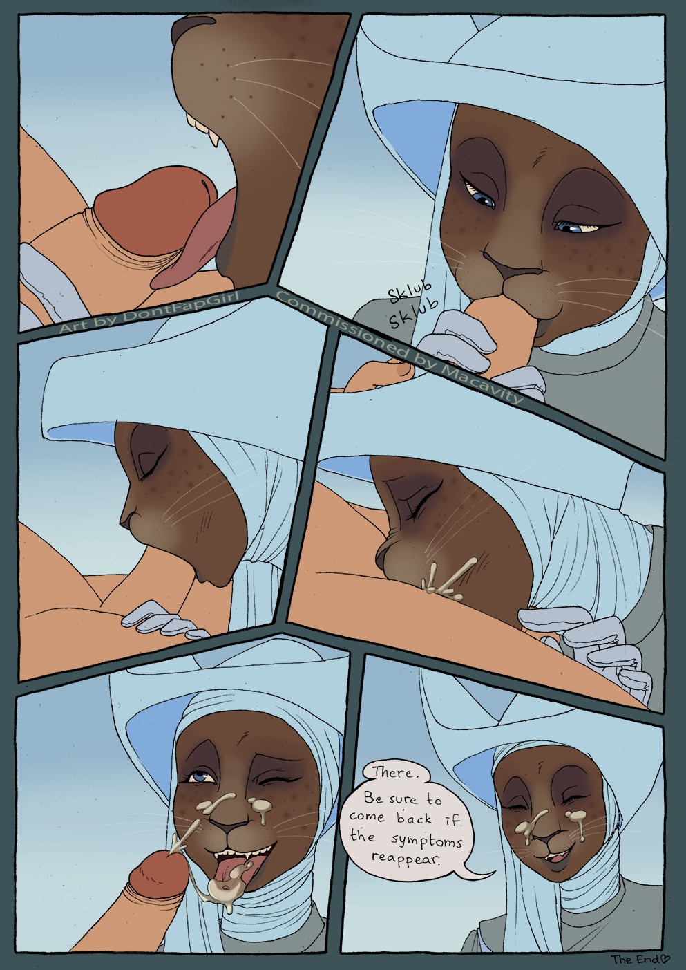 anthro anthro_penetrated biped bodily_fluids british_broadcasting_corporation brown_body brown_fur clothed clothed/nude clothed_anthro clothed_female clothing comic cum cum_in_mouth cum_inside cum_on_face cum_on_tongue doctor_who domestic_cat dominant dominant_anthro dominant_female dontfapgirl duo e621 english_text erection eyes_closed felid feline felis fellatio female female_focus female_on_human female_penetrated foreskin fully_clothed fully_clothed_anthro fully_clothed_female fur genital_fluids genitals gloves handwear hi_res human human_on_anthro human_penetrating human_penetrating_anthro interspecies licking male male/female male_on_anthro male_penetrating male_penetrating_female mammal nude nude_human nude_male nun nurse one_eye_closed open_mouth oral oral_penetration orgasm penetration penile penis penis_lick retracted_foreskin sex sister_of_plenitude solo_focus submissive submissive_human submissive_male teeth text tongue tongue_out unprofessional_behavior