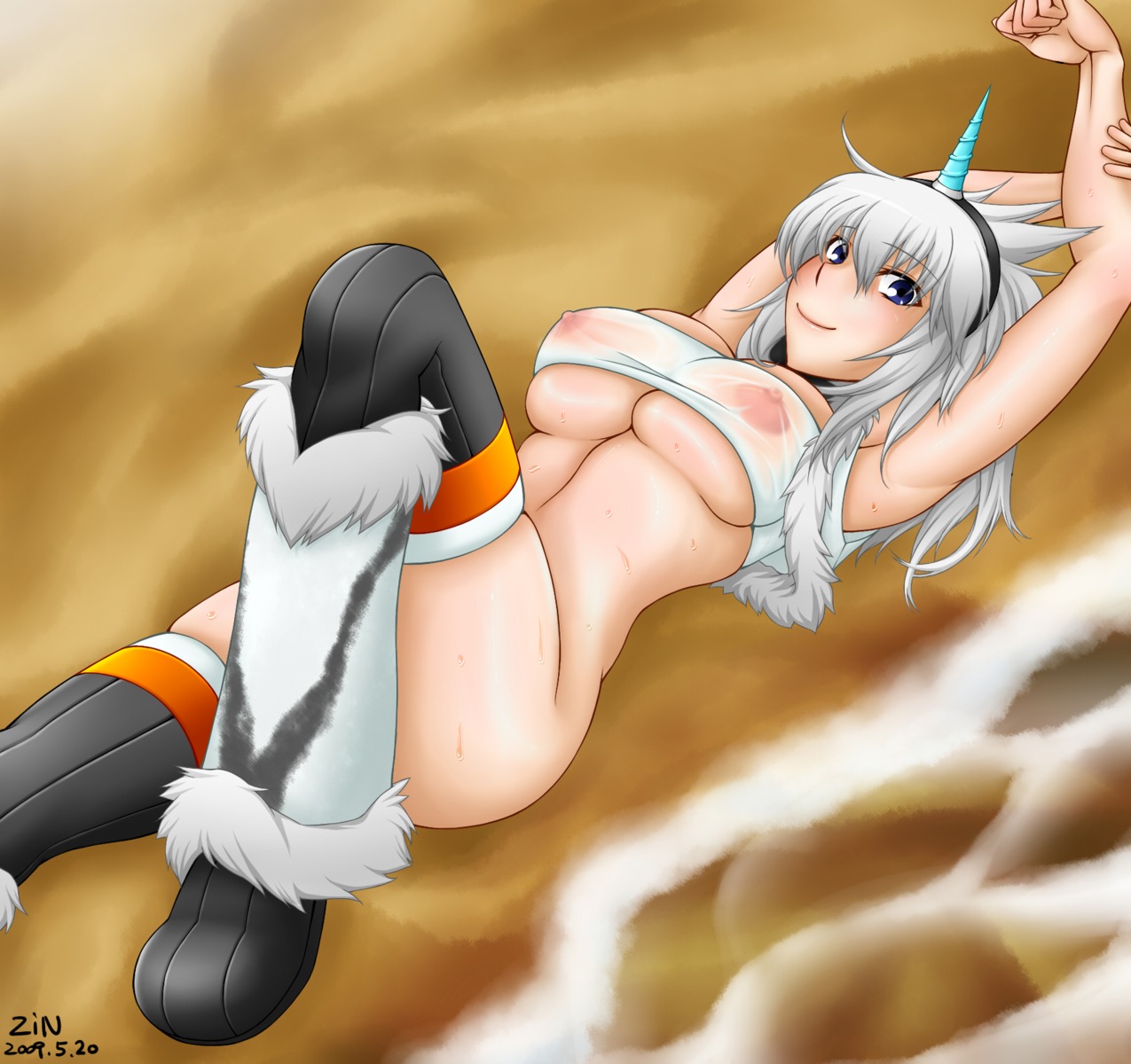 2009 female kirin_(armor) monster_hunter rule34 tagme