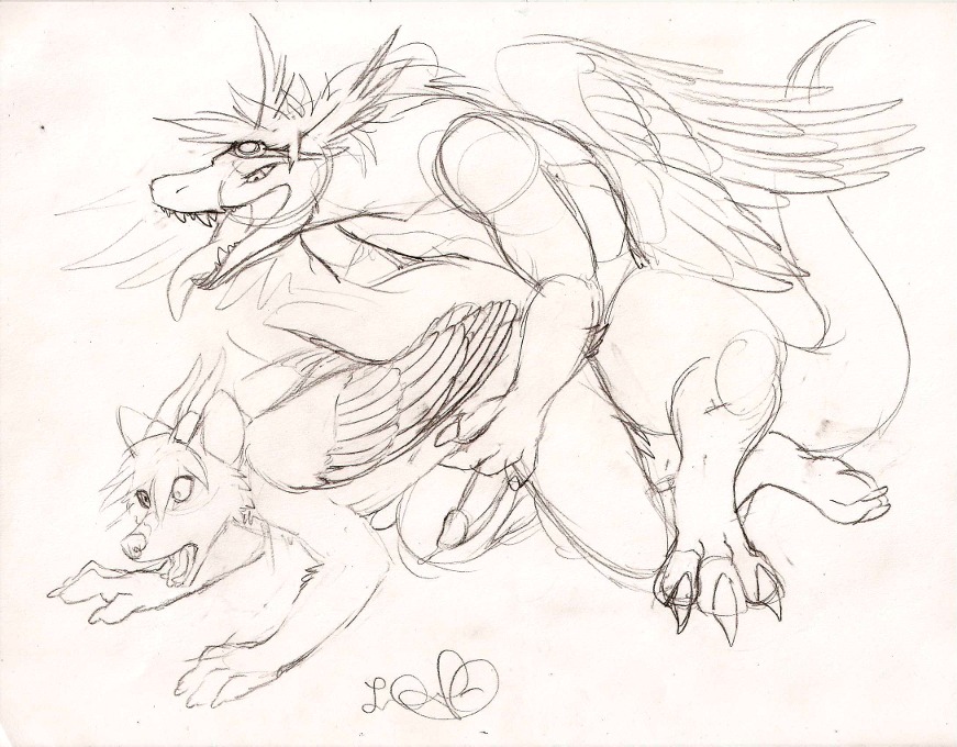 all_fours anal anthro bodily_fluids canid canine canis cum doggystyle dominant dragon duo e621 epicwang erection feathered_wings feathers from_behind_position genital_fluids genitals hybrid interspecies larger_dom larger_male legendz male male/male male_penetrated male_penetrating male_penetrating_male mammal monochrome mythological_creature mythological_scalie mythology paws penetration penis precum scales scalie sepia sex shiron signature simple_background size_difference sketch smaller_male surprised tail tongue tongue_out white_background wide_eyed wings wolf wolfer wolferalsop