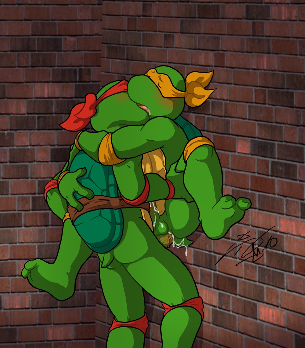 2010 anthro male male_only michelangelo raphael reptile rockgaara rule34 scalie tagme teenage_mutant_ninja_turtles turtle