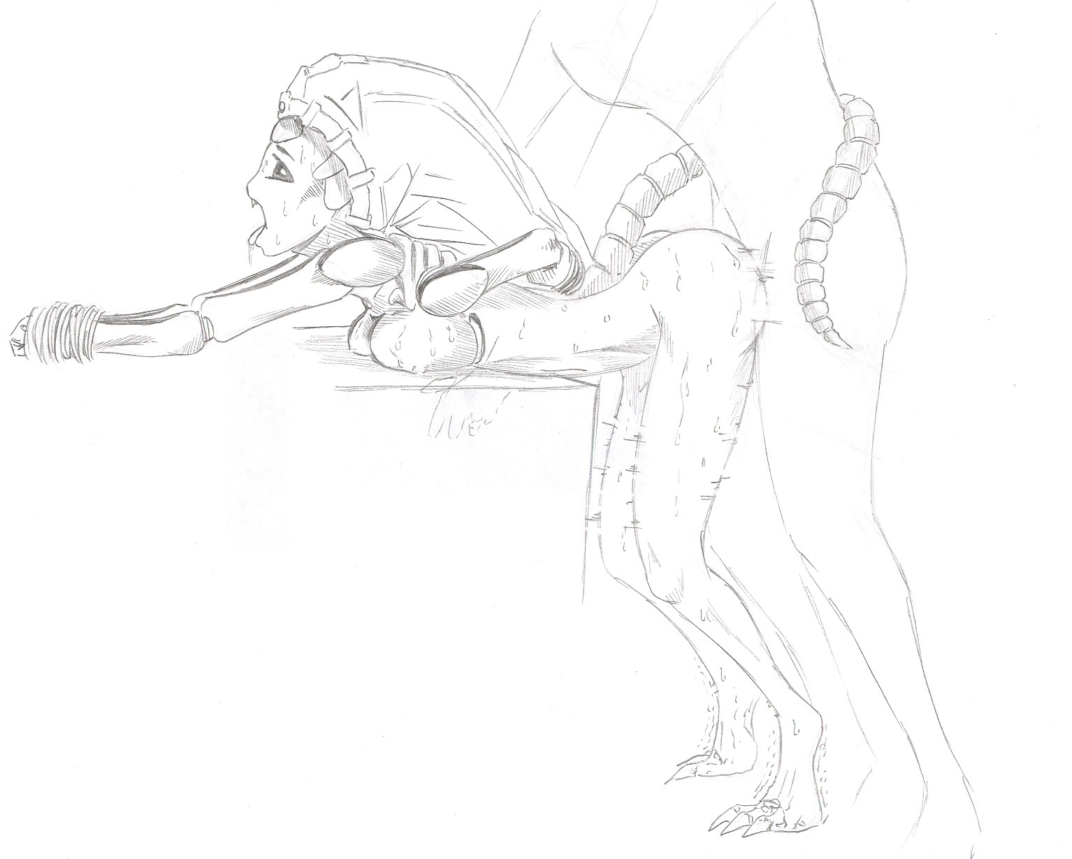 1girls female genestealer jeanstealer rule34 straight tagme tyranid warhammer_(franchise) warhammer_40k