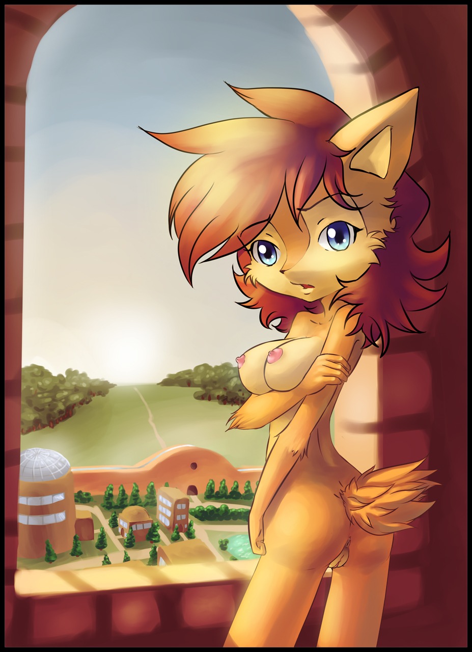 anthro archie_comics ass breasts chipmunk color day female female_only fur furry mobian_(species) nipples nude pussy rodent rule34 sally_acorn sega shaily solo sonic_(series) sonic_satam sonic_the_hedgehog_(archie) sonic_the_hedgehog_(comics) sonic_the_hedgehog_(series) squirrel standing tail vulva