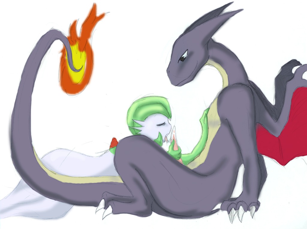 black_skin blowjob charizard closed_eyes color cum dress fellatio female fire gardevoir green_hair handjob humanoid interspecies licking licking_penis male nintendo nude oral oral_sex penis pok&eacute;mon_(species) pokemon pokemon_(species) pokemon_rse relaxing rule34 shiny_charizard shiny_pokemon short_hair side_view straight tagme tail tail_fire white_skin