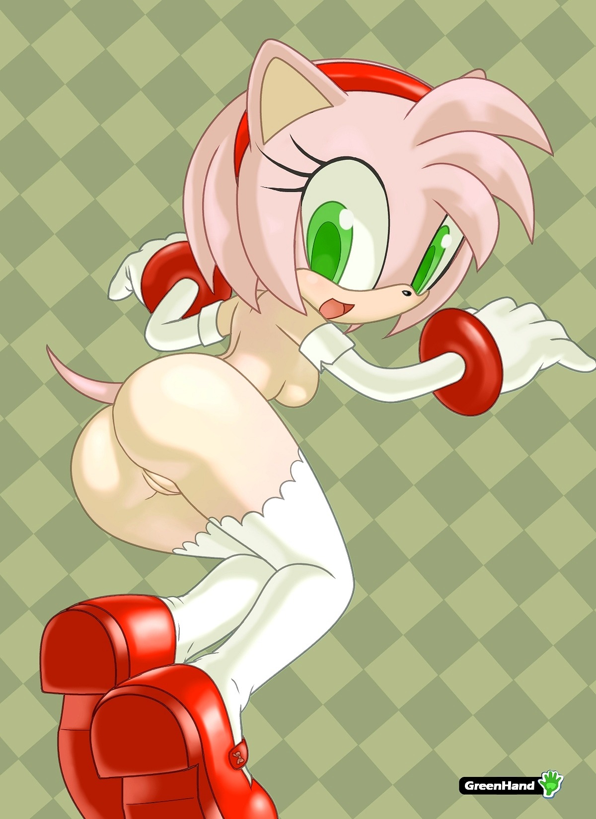 accessory amy_rose anthro armwear artist_name big_eyes breasts butt clothing countershade_face countershading e621 eulipotyphlan eyelashes female footwear full-length_portrait genitals green_eyes greenhand hair hair_accessory hairband hedgehog hi_res legwear mammal multicolored_face open_mouth open_smile pink_body pink_hair pink_skin portrait red_clothing red_footwear red_shoes sega shoes short_hair side_boob smile solo sonic_the_hedgehog_(series) tan_body tan_countershading tan_skin text thigh_highs toony two_tone_face vulva white_armwear white_clothing white_legwear white_thigh_highs
