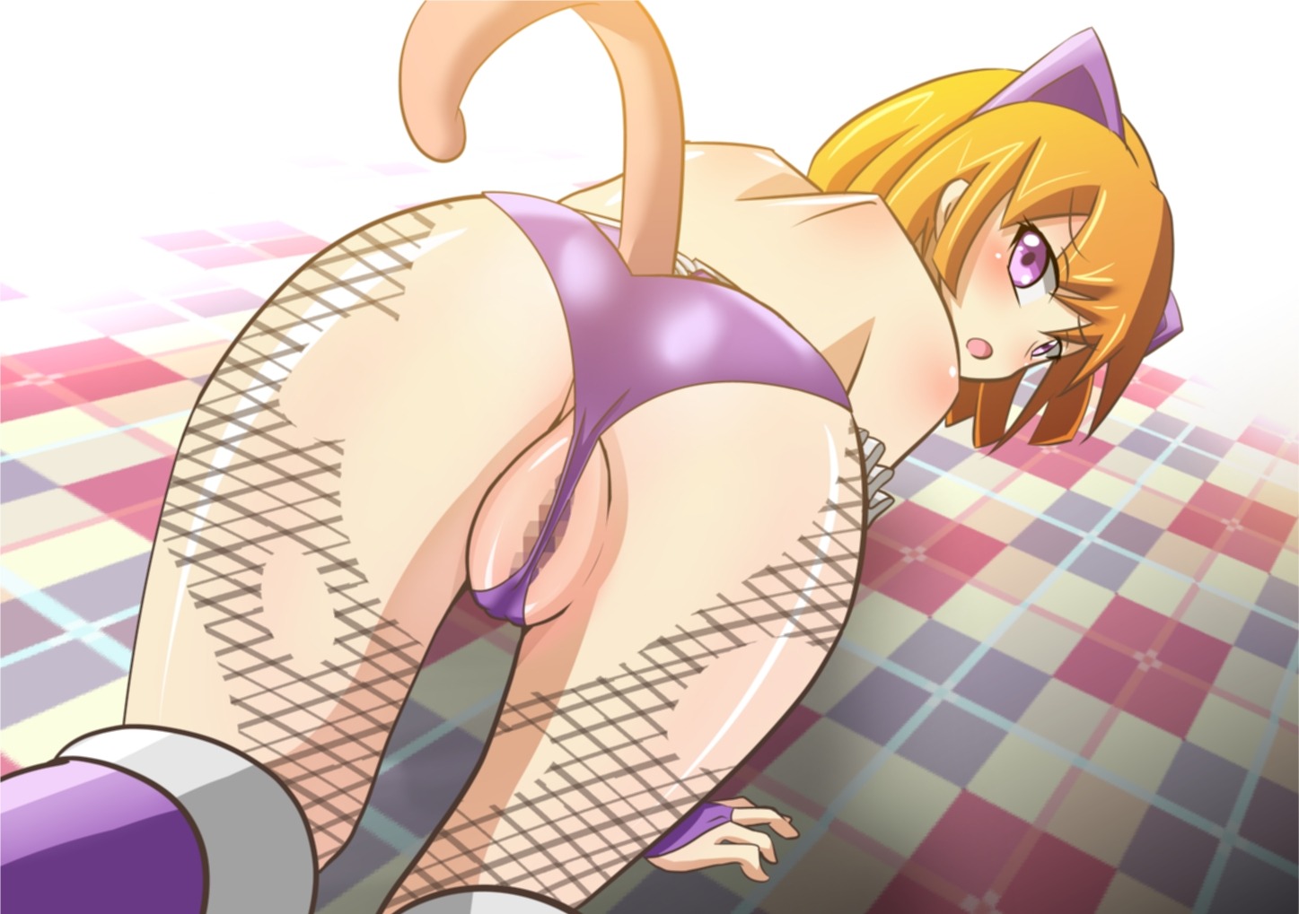 censored fantasy_earth_zero female meer panties purple_panties rule34 solo