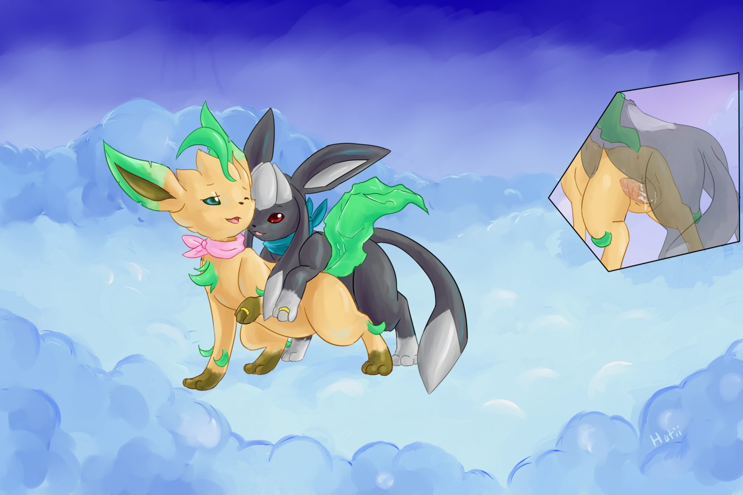 all_fours alternate_color doggystyle duo e621 eeveelution erection fan_character female female_penetrated feral feral_on_feral from_behind_position generation_4_pokemon genitals glaceon green_eyes hatiimiga hi_res internal leaf leaf_tail leafeon male male/female male_penetrating male_penetrating_female natetheglaceon nintendo penetration penile penile_penetration penis penis_in_vagina pokemon pokemon_(species) red_eyes scarf sex tail vaginal vaginal_penetration vulva