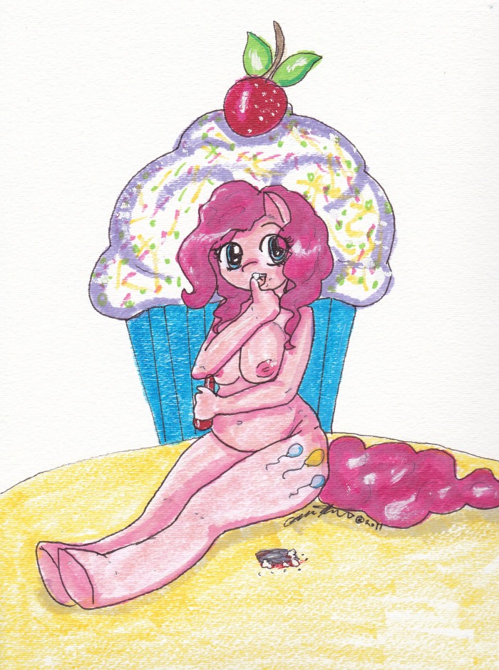 anthro earth_pony equine female friendship_is_magic gokai-chibi horse my_little_pony pinkie_pie_(mlp) pony rule34 straight_hair tagme