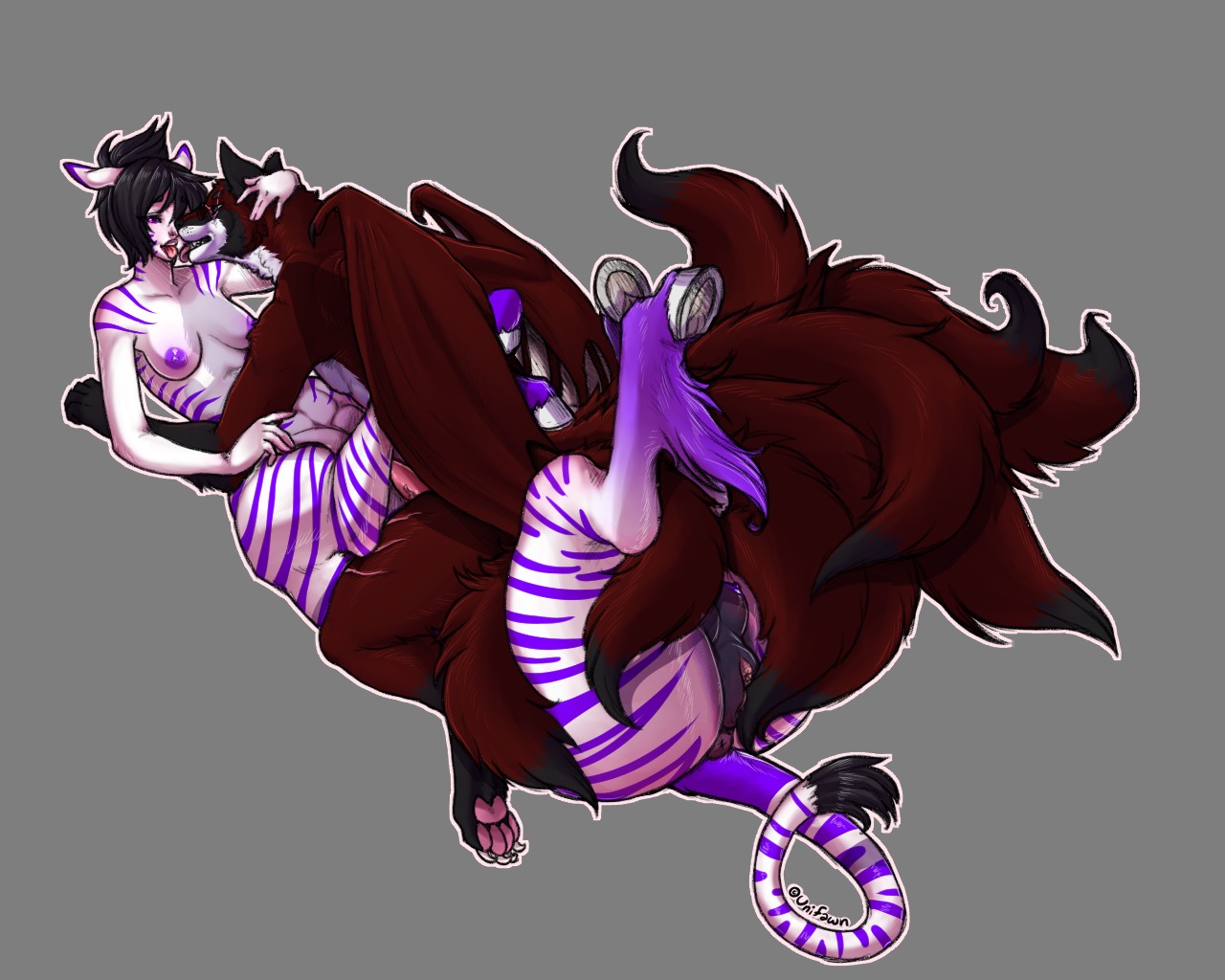 2014 5:4 alpha_channel anthro anthro_on_taur anus black_body black_fur black_hair breasts breasts_and_teats canid canine claws duo e621 equid equid_taur equine equine_taur erection feet female fox fur genitals hair hindpaw hooves lying male male/female mammal mammal_taur membrane_(anatomy) membranous_wings multi_tail nipples nude on_back outline pawpads paws penis purple_body purple_fur purple_nipples red_body red_fur sex short_hair simple_background spikes stripes tail taur teats tongue tongue_out transparent_background unifawn vein vulva white_body white_fur wings zebra