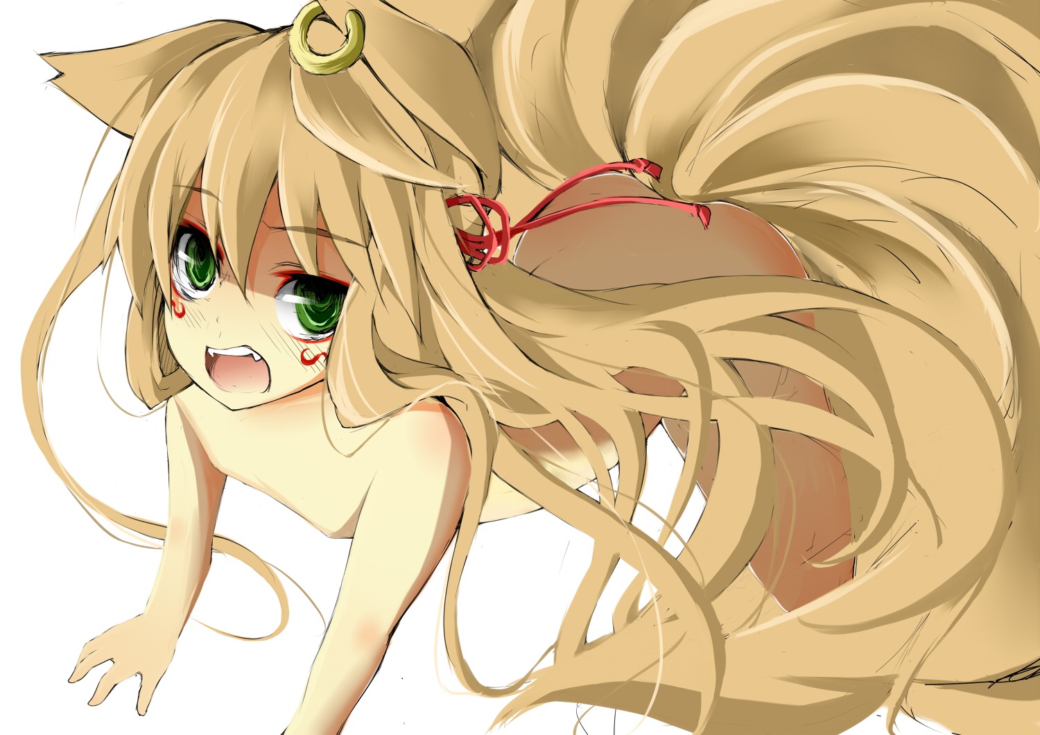 female green_eyes jewelry pointy_chin ring rule34 tagme