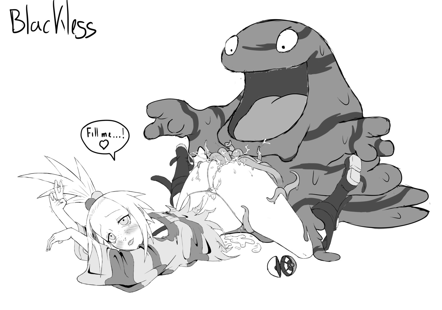 abdominal_bulge absurd_res ahegao artist_name blackless blush digital_drawing_(artwork) digital_media_(artwork) duo e621 english_text female from_behind_position generation_1_pokemon goo_creature greyscale grimer gym_leader handwritten_text heart_symbol hi_res inflation interspecies looking_pleasured male male/female monochrome nintendo not_furry pokemon pokemon_(species) pokephilia roxie_(pokemon) sex text