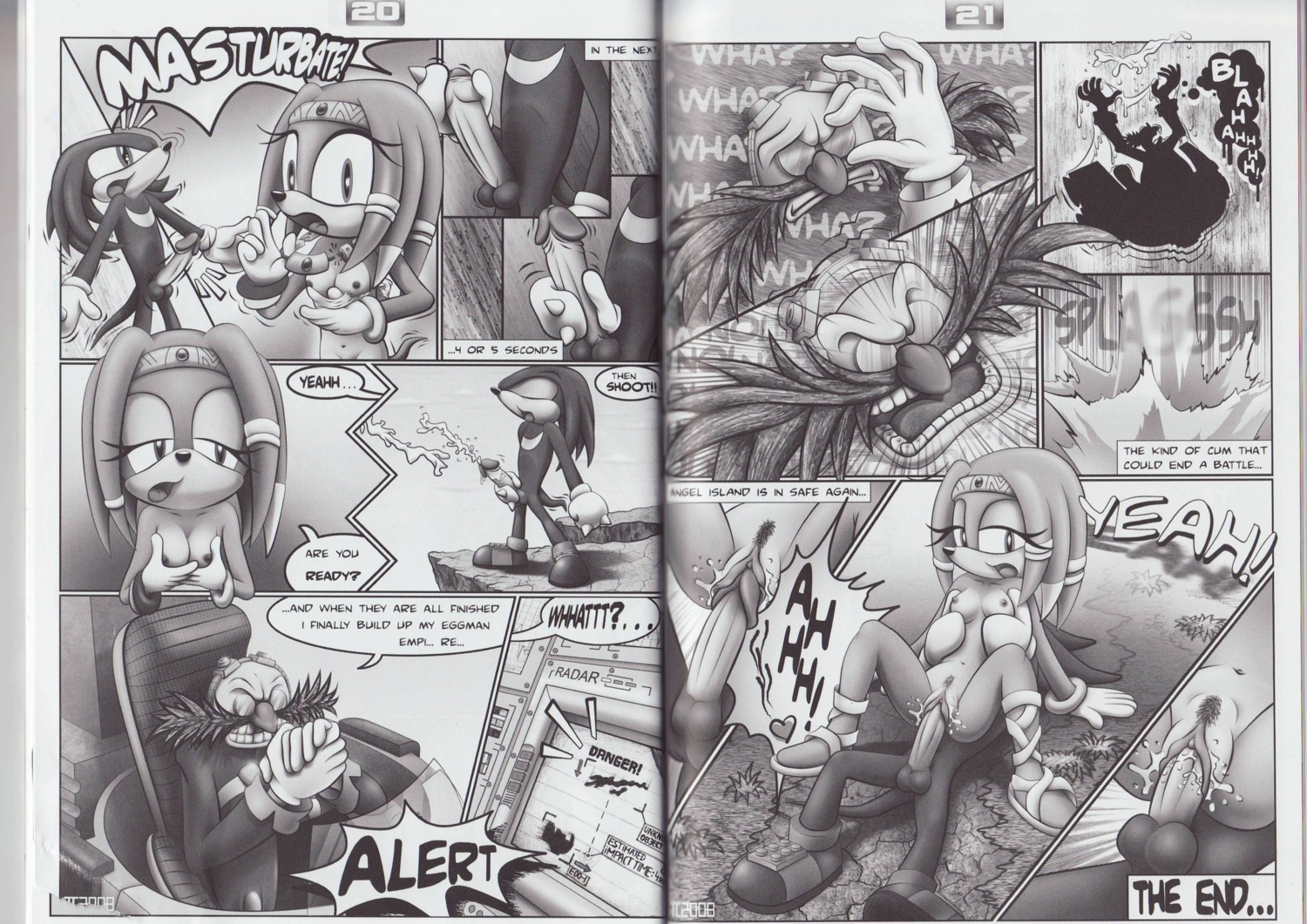 absurd_res amy_untold angel_island anthro balls bodily_fluids breasts clasped_hands clitoris comic cousins_(lore) cum dialogue dr._eggman duo_focus e621 echidna english_text erection featureless_feet feet female genital_fluids genitals greyscale group hi_res human humanoid_genitalia humanoid_penis knuckles_the_echidna male male/female mammal masturbation monochrome monotreme mostly_nude narrow_hips nipples penetration penile penile_masturbation penis sega sex sonic_adventure sonic_the_hedgehog_(series) tc text thin_calves thin_legs thin_thighs tikal_the_echidna vaginal vaginal_penetration vulva