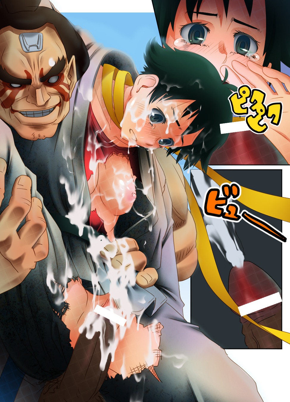 broken_rape_victim censored cum cum_inside cum_on_hair defeated dougi edmond_honda facial female highres human karate_gi makoto_(street_fighter) male nipples pussy rape rule34 sex straight straight_hair street_fighter street_fighter_iii street_fighter_iii:_3rd_strike tears tomboy torn_clothes vaginal_penetration watai