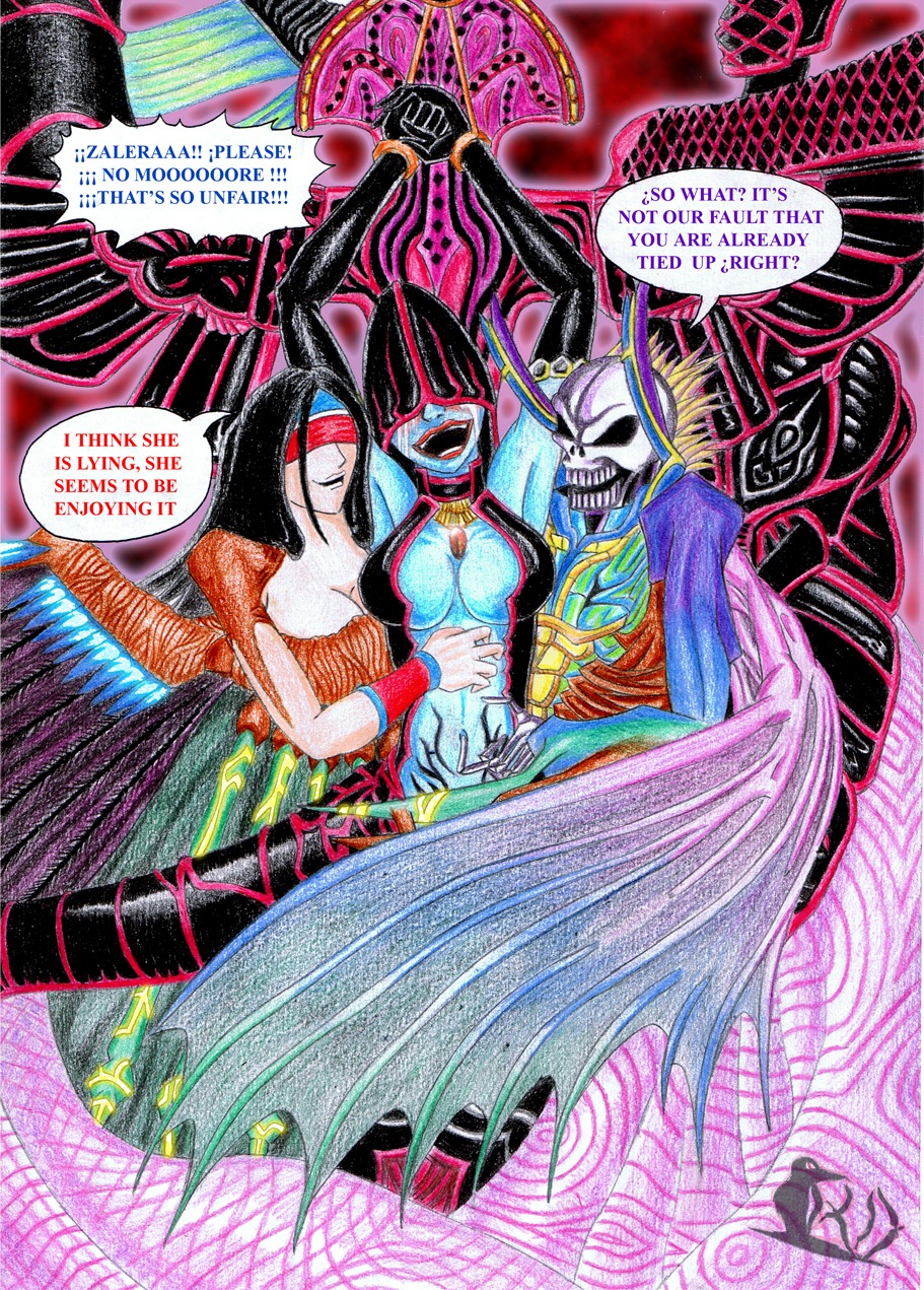 1girls 2d breasts dialogue english_text female final_fantasy final_fantasy_xii mateus rule34 shamaness speech_bubble tagme text wings zalera