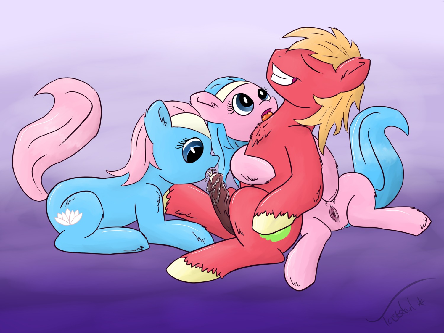 4:3 abstract_background absurd_res aloe_(mlp) animal_genitalia animal_penis anus big_macintosh_(mlp) blonde_hair blue_body blue_eyes blue_fur blue_hair bodily_fluids cum cum_in_mouth cum_inside cutie_mark e621 earth_pony equid equine equine_genitalia equine_penis erection eyes_closed fellatio female feral friendship_is_magic fur genital_fluids genitals group group_sex hair happy hasbro hi_res horse indirect_incest_(lore) lotus_(mlp) lying male male/female mammal masturbation my_little_pony nude on_back on_front oral penile penis pink_body pink_fur pink_hair pony red_body red_fur sex sibling_(lore) simple_background sitting tail tasteful-clopper threesome tongue trio vaginal vaginal_masturbation vulva