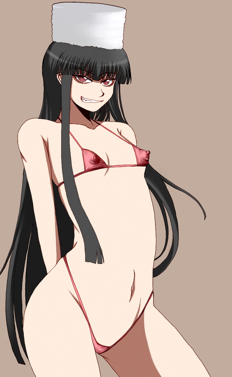 1girls alucard_(hellsing) black_hair breasts canon_genderswap female girlycard hellsing hikora humanoid long_hair rule34 rule_63 tagme vampire white_skin